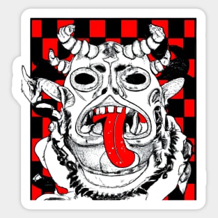 Japanese Monster Weird Drawing Sticker